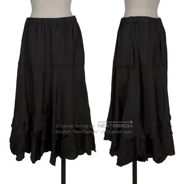Comme des Garcons Comme des Garcons size S Black vintage design skirt Size 25" / US 0 / IT 36 - 1 Thumbnail