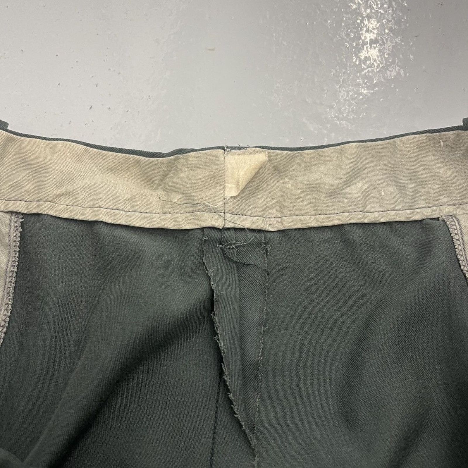 Other Vintage 60s Green Sanforized Cotton Workwear Chinos 42x30 Size US 42 / EU 58 - 5 Thumbnail