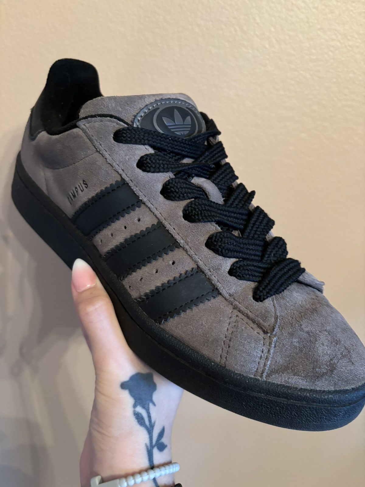 Adidas Adidas Campus 00s 'Charcoal Black' Size US 6.5 / EU 39-40 - 2 Thumbnail