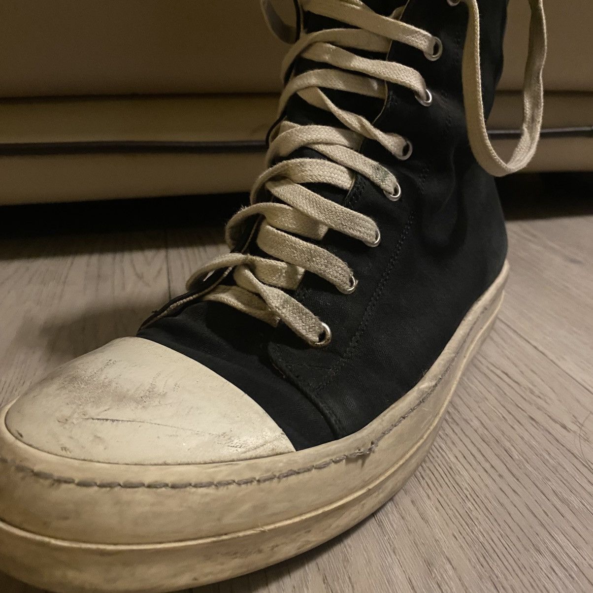Rick Owens Drkshdw Rick Owen DRKSHDW Ramones Size US 8.5 / EU 41-42 - 8 Thumbnail