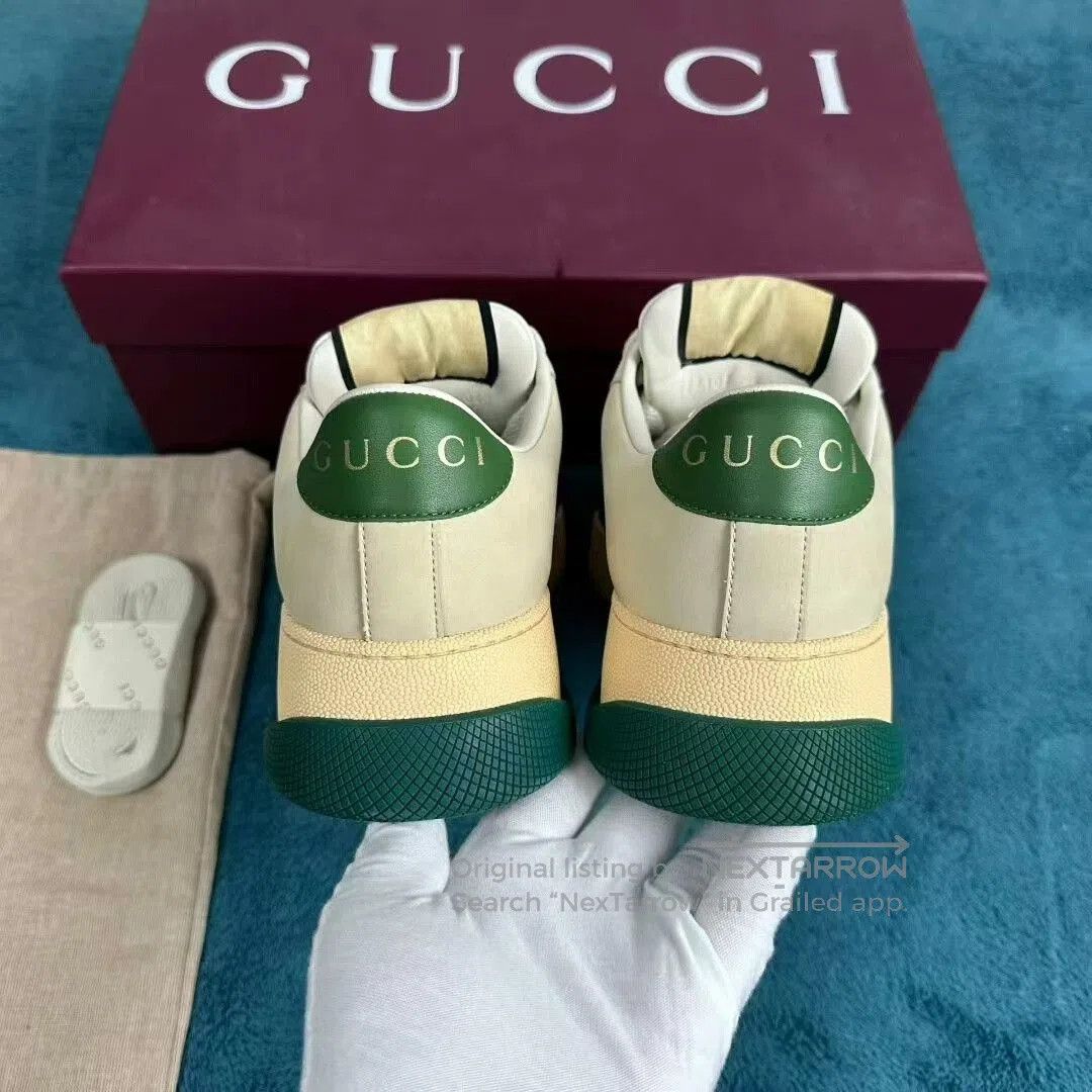 Gucci gucci dirty sneakers green and beige. Size US 6 / IT 36 - 4 Thumbnail