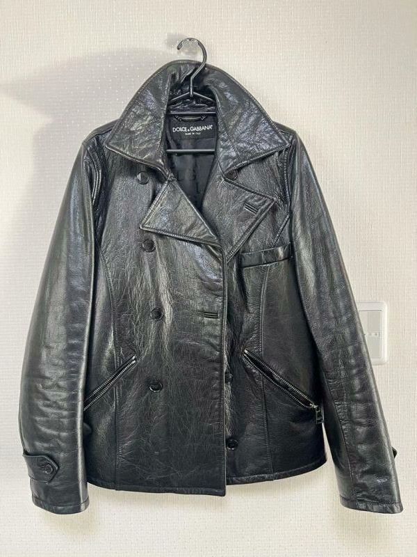Dolce & Gabbana Dolce & Gabbana Leather Jacket Size 46 Size US S / EU 44-46 / 1 - 1 Thumbnail