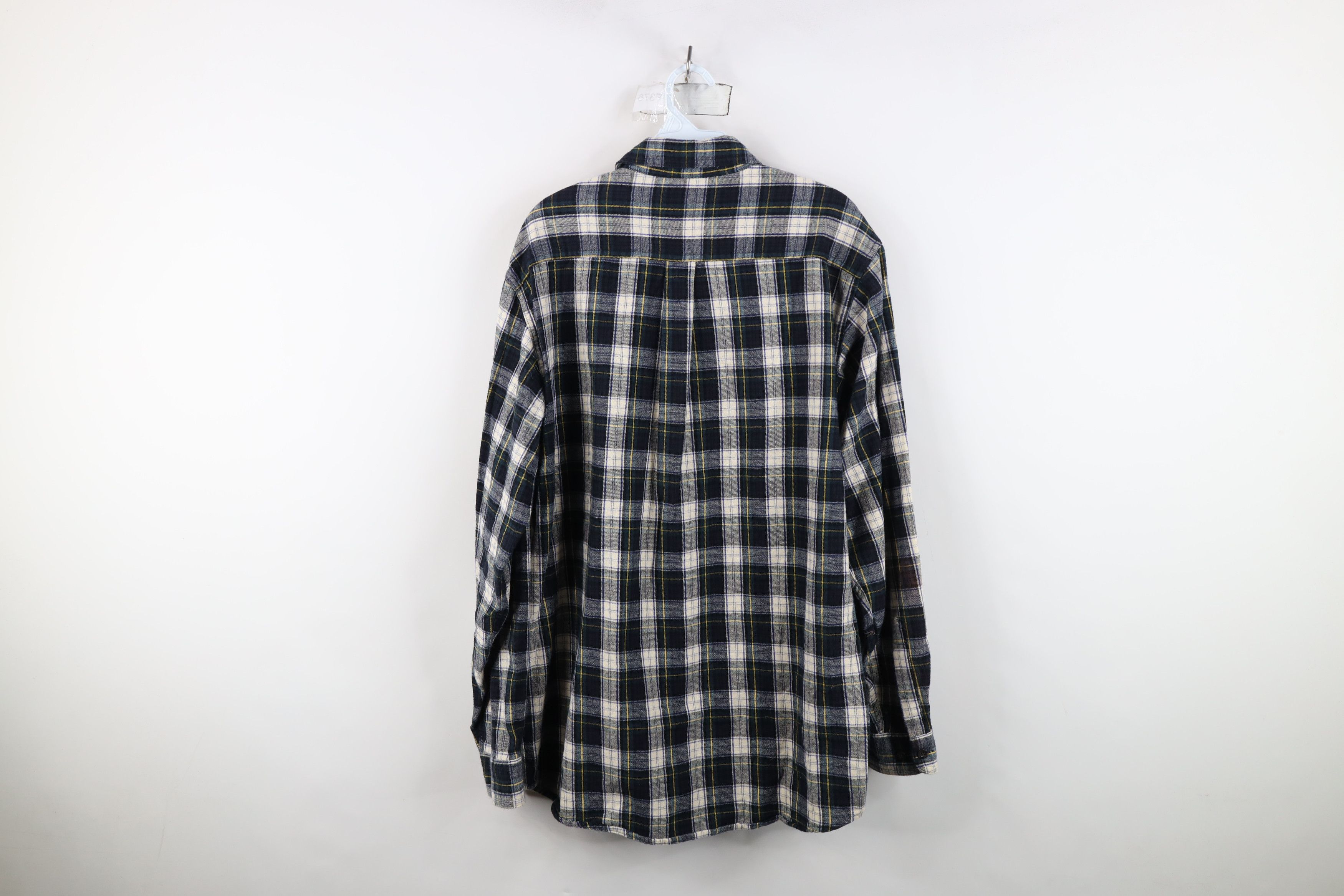 L.L. Bean Vintage 90s LL Bean Faded Collared Flannel Button Down Shirt Size US M / EU 48-50 / 2 - 10 Thumbnail