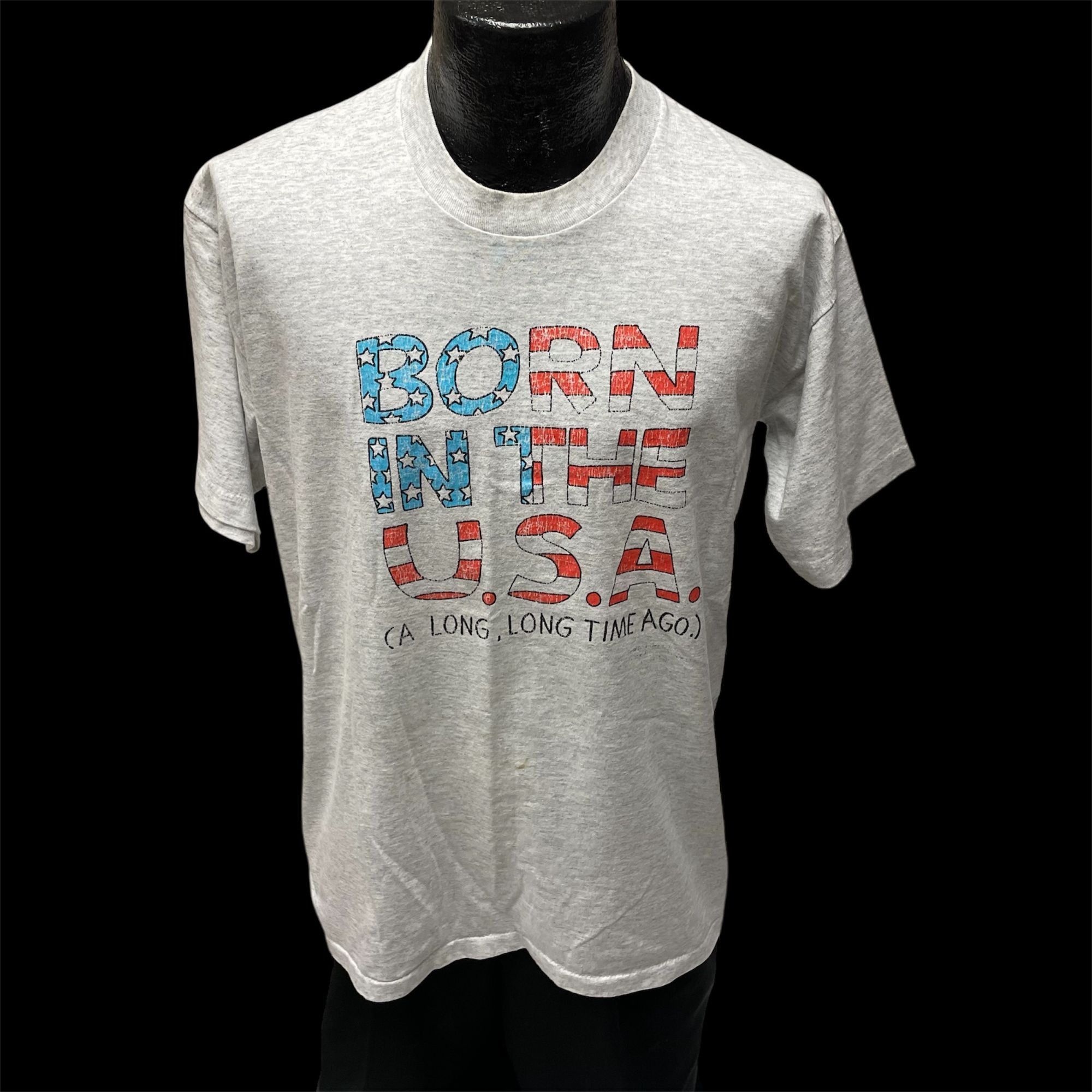 Other Vtg Center Star HEATHER BORN In THE USA A Long Time Ago Size US XL / EU 56 / 4 - 1 Thumbnail