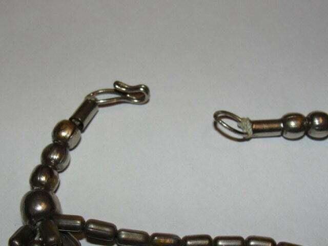 Designer Fun Silver tone Hammered Pendant and Bead Necklace Size ONE SIZE - 4 Thumbnail