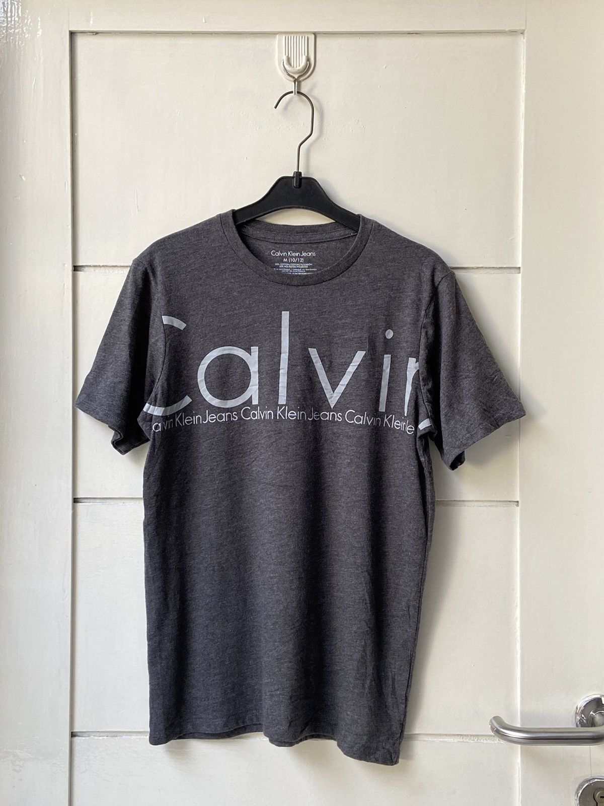 Calvin Klein CALVIN KLEIN Grey T-Shirt Size US XS / EU 42 / 0 - 7 Thumbnail