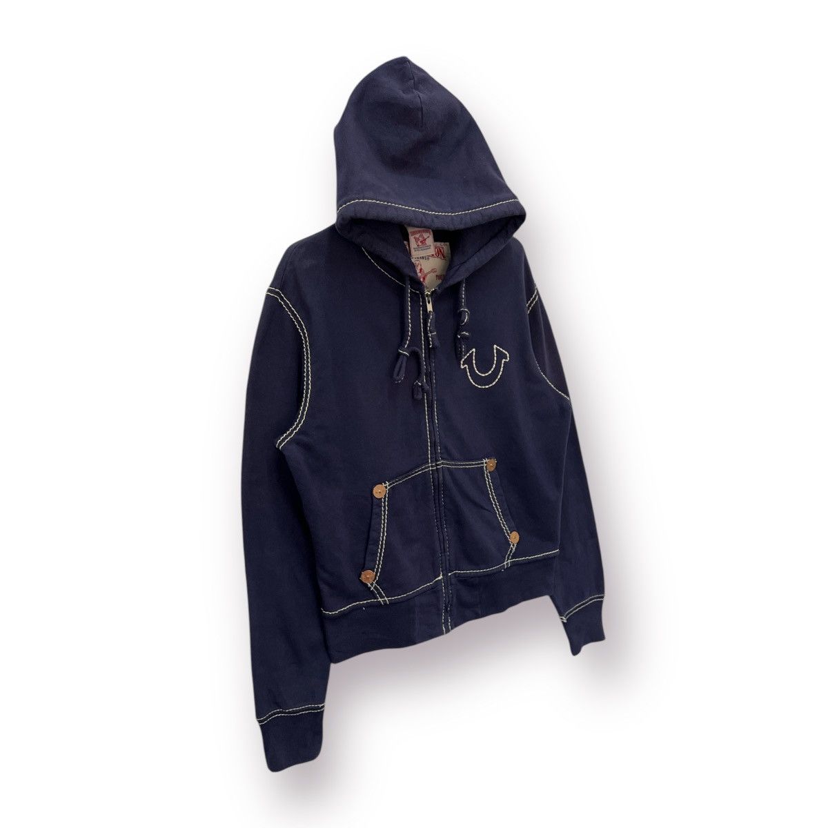 True Religion 🔥 True Religion indigo Hoodie Zipper Sweat Jacket - S Size US S / EU 44-46 / 1 - 4 Thumbnail