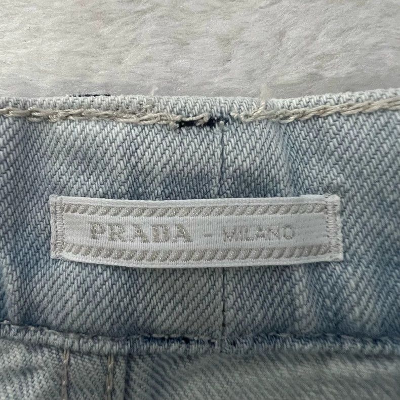 Prada Prada Tie-dyed washed triangle jeans 2502-Nextarrow Size US 35 - 5 Thumbnail