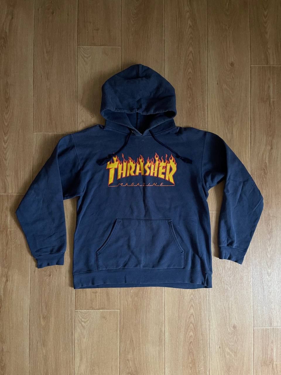 Thrasher × Vintage Vintage Thrasher Magazine Flame Graphic Hoodie Sz S Size US S / EU 44-46 / 1 - 2 Thumbnail