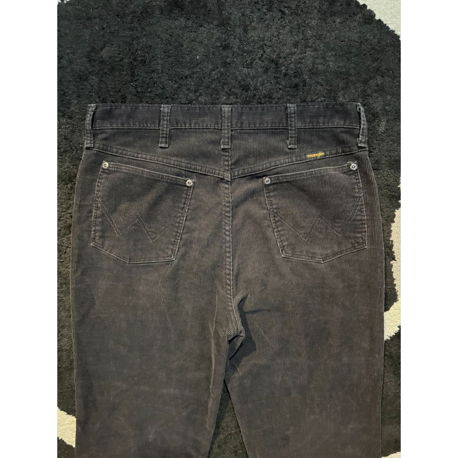 Wrangler Vintage Wrangler 1970s Black Corduroy Pants Men's 34x34 Size US 34 / EU 50 - 2 Thumbnail