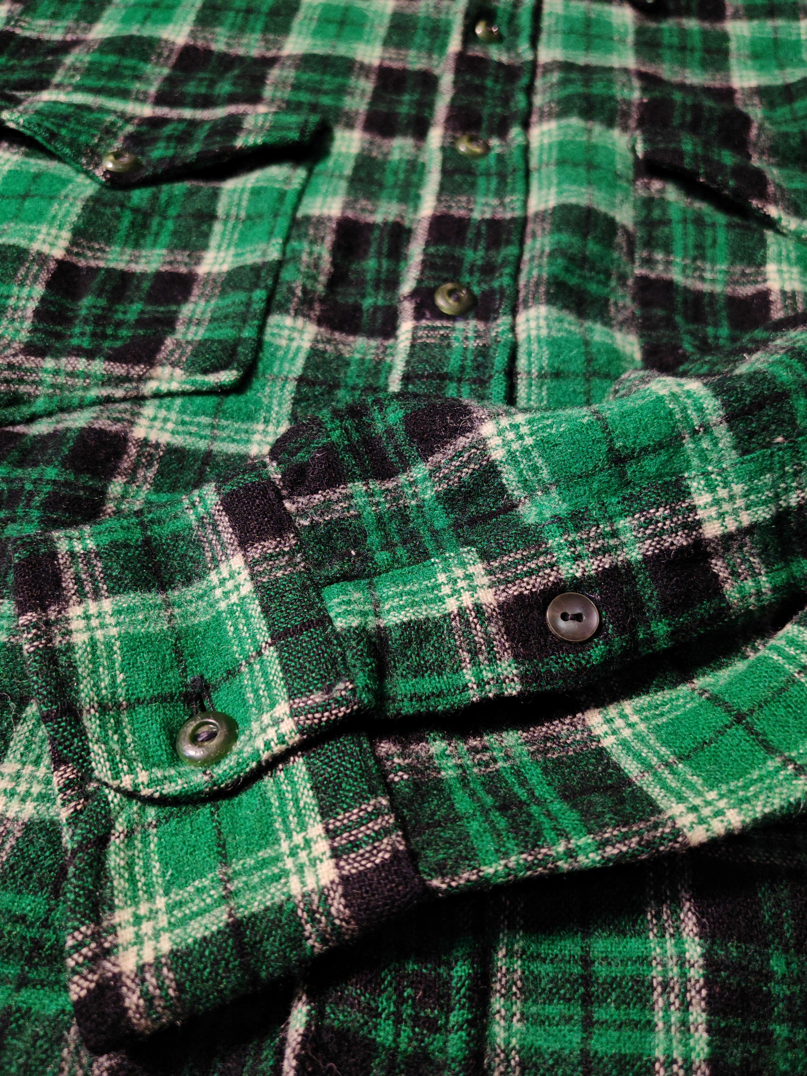 Pendleton True Vtg 1940s Pendleton Wool Shirt Rare 100% Virgin S M USA Size US M / EU 48-50 / 2 - 8 Thumbnail