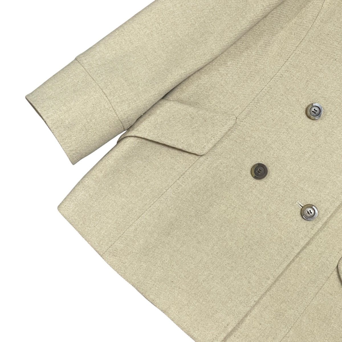 Louis Feraud Vintage Louis Feraud Paris Wool & Cashmere Peacoat Jacket Size S / US 4 / IT 40 - 5 Thumbnail