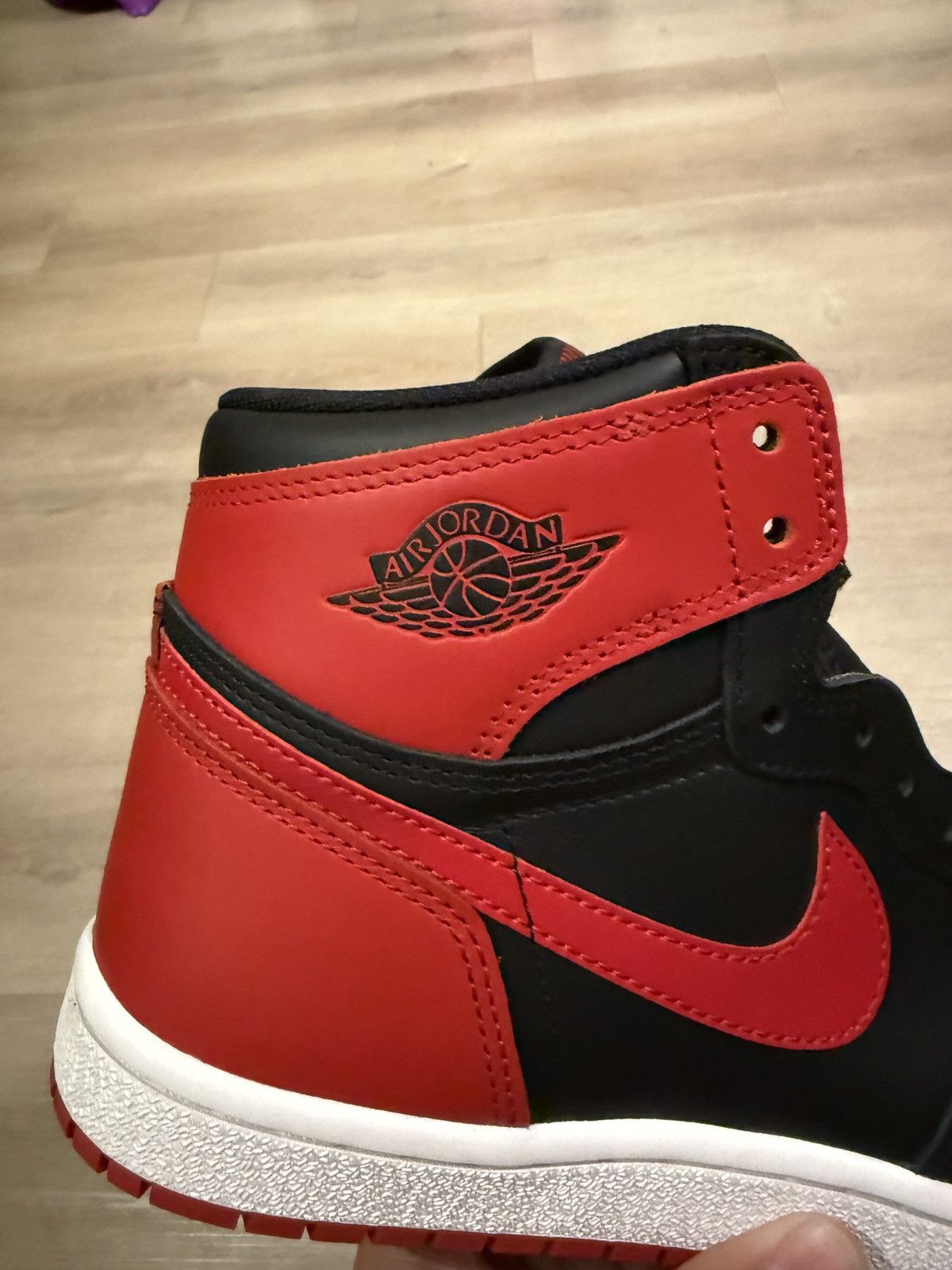Jordan Brand × Nike Air Jordan 1 High Bred Banned 2025 Size US 10 / EU 43 - 9 Thumbnail