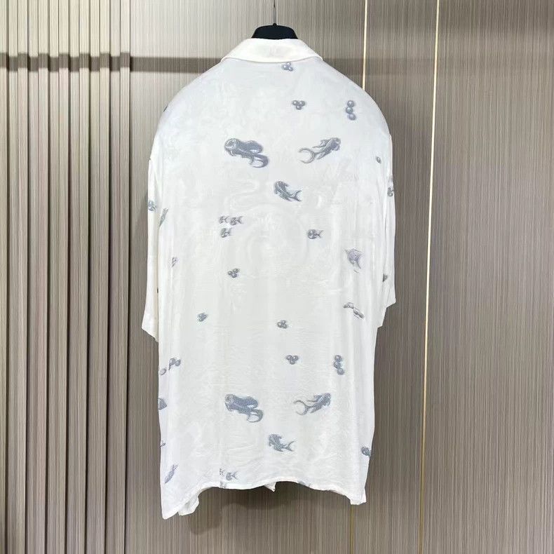 Dior Dior x Kenny Silk Ocean Shirt-2506 Size US M / EU 48-50 / 2 - 2 Thumbnail