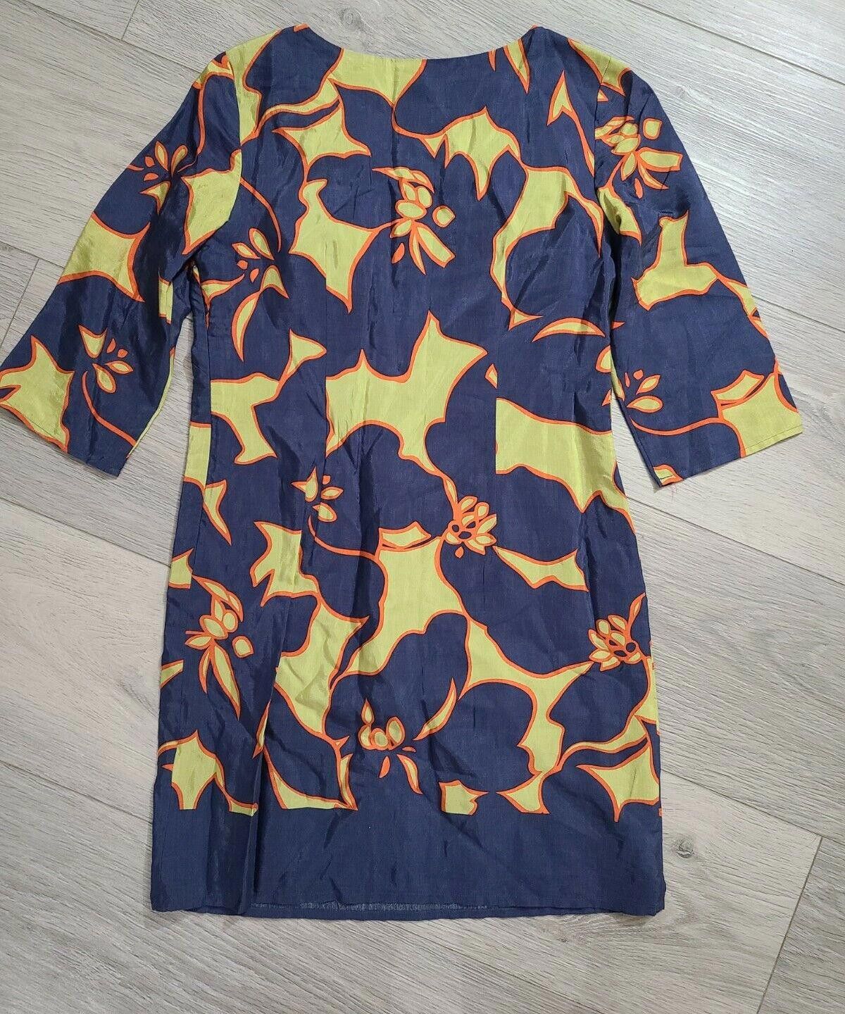 Designer Ann Taylor Loft Dress 2p Petite Mod Floral Short Size XS / US 0-2 / IT 36-38 - 2 Thumbnail