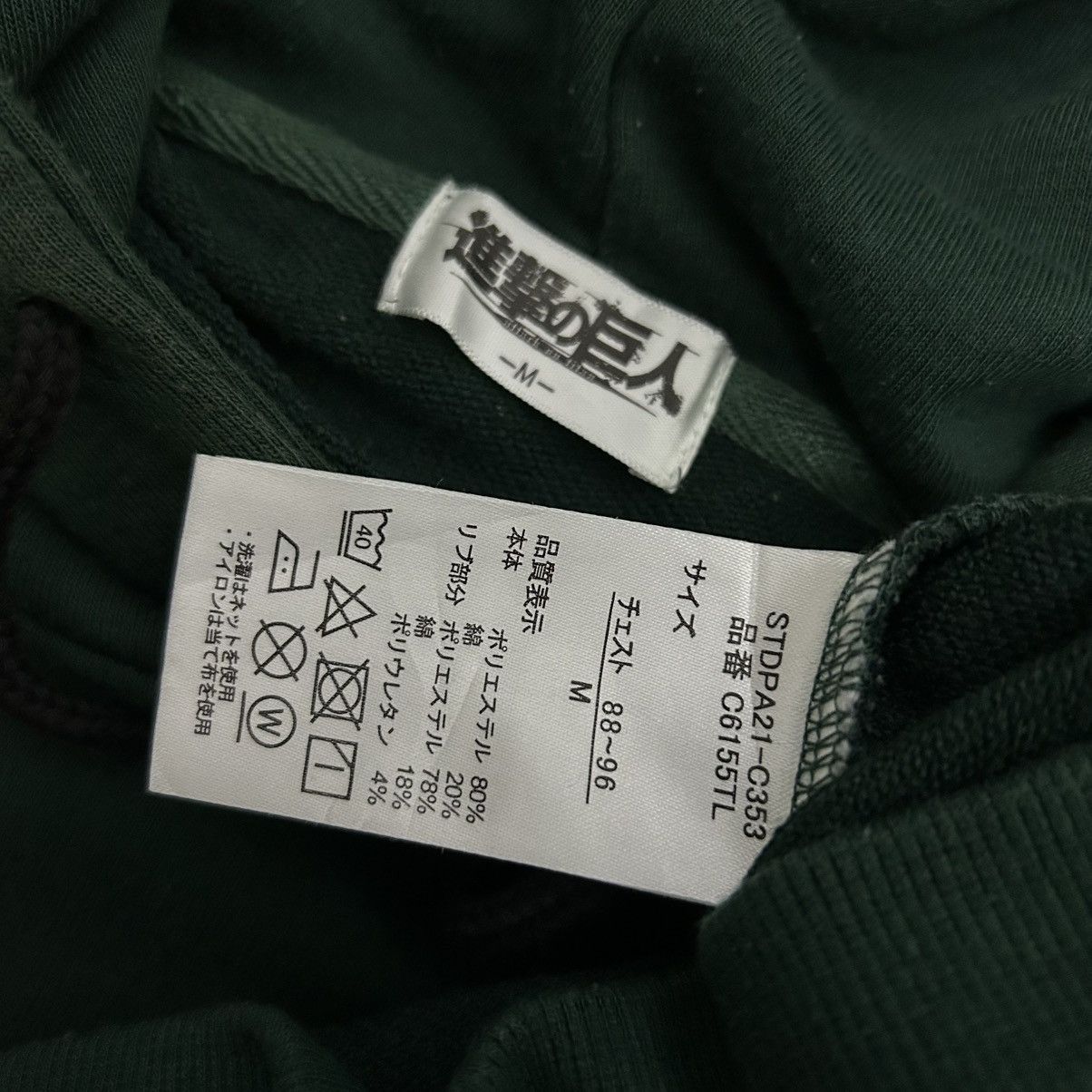 Anime Japanese Anime Attack On Titan Scouting Region Hoodie Size US M / EU 48-50 / 2 - 6 Thumbnail