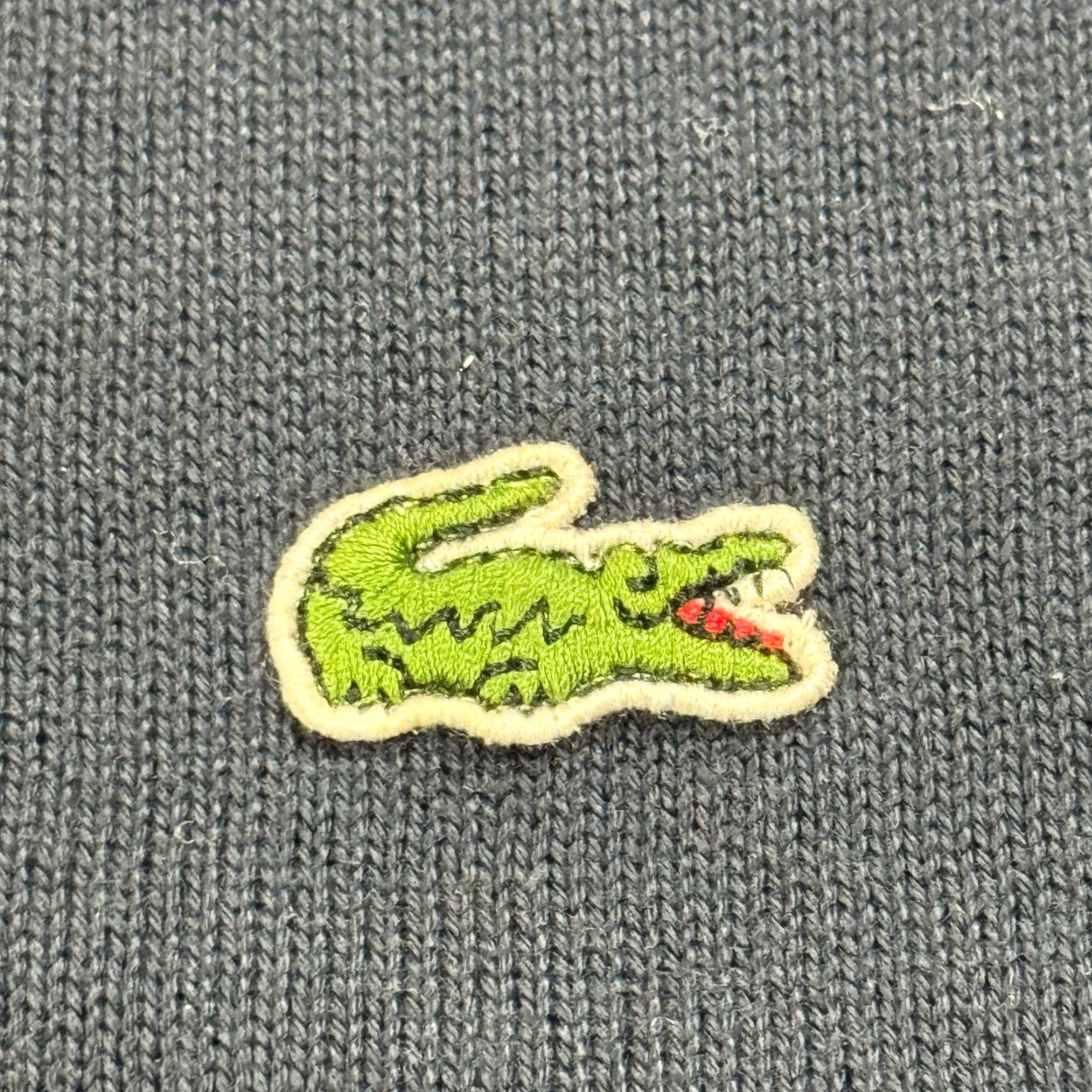 Lacoste LACOSTE MENS SWEATER XL BLUE V-NECK PULLOVER COTTON SOLID LONG SLEEVE Size US XL / EU 56 / 4 - 3 Thumbnail