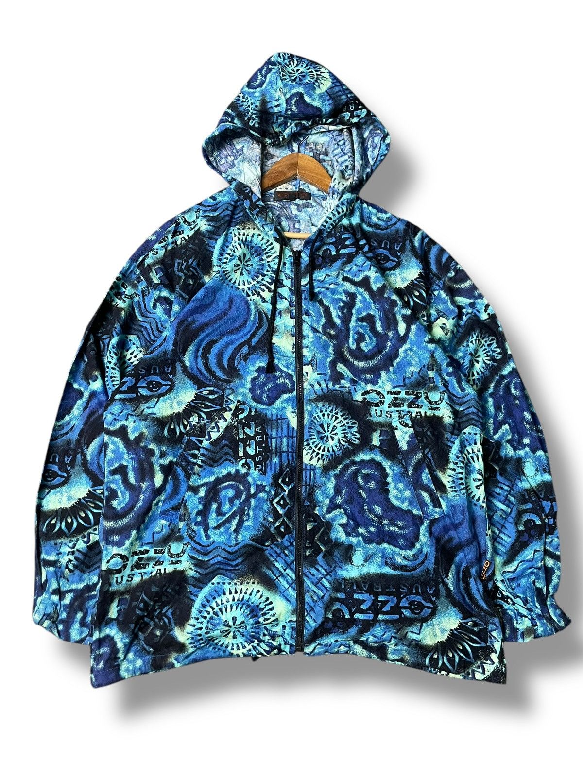 Japanese Brand × Vintage Vintage OZZY Australia Full-print Hoodies (74) Size US L / EU 52-54 / 3 - 1 Thumbnail