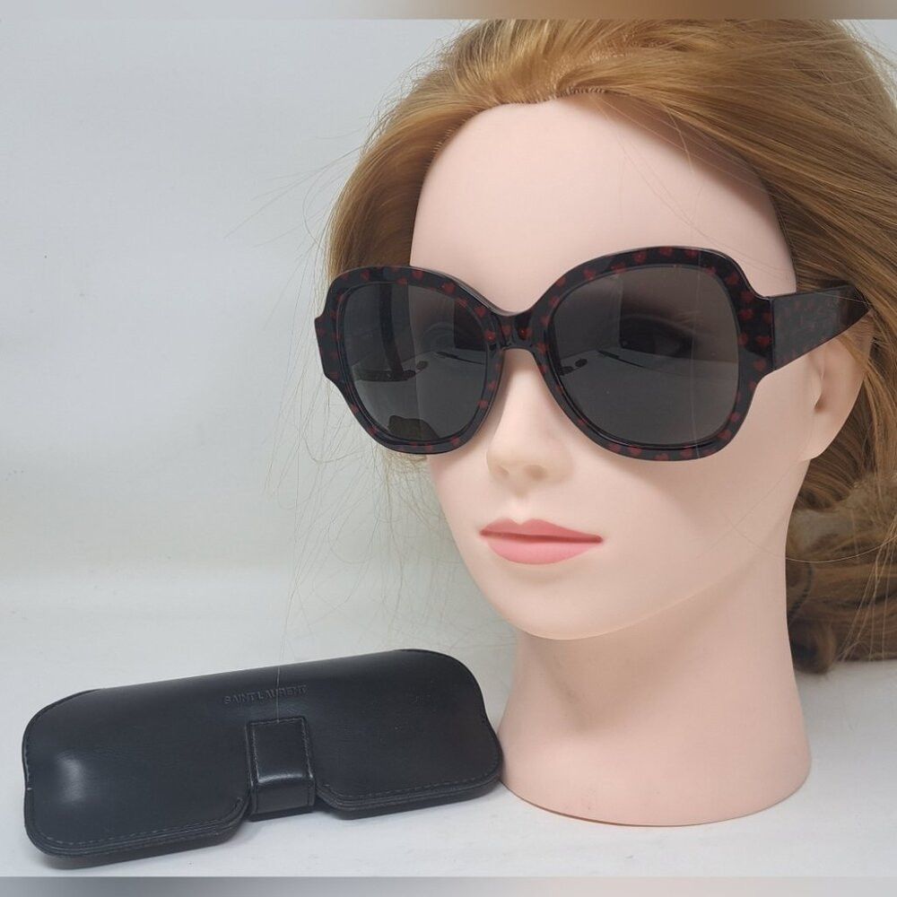Saint Laurent Paris Saint Laurent Paris Sunglasses Red Heart Metallic Butterfly Size ONE SIZE - 1 Thumbnail