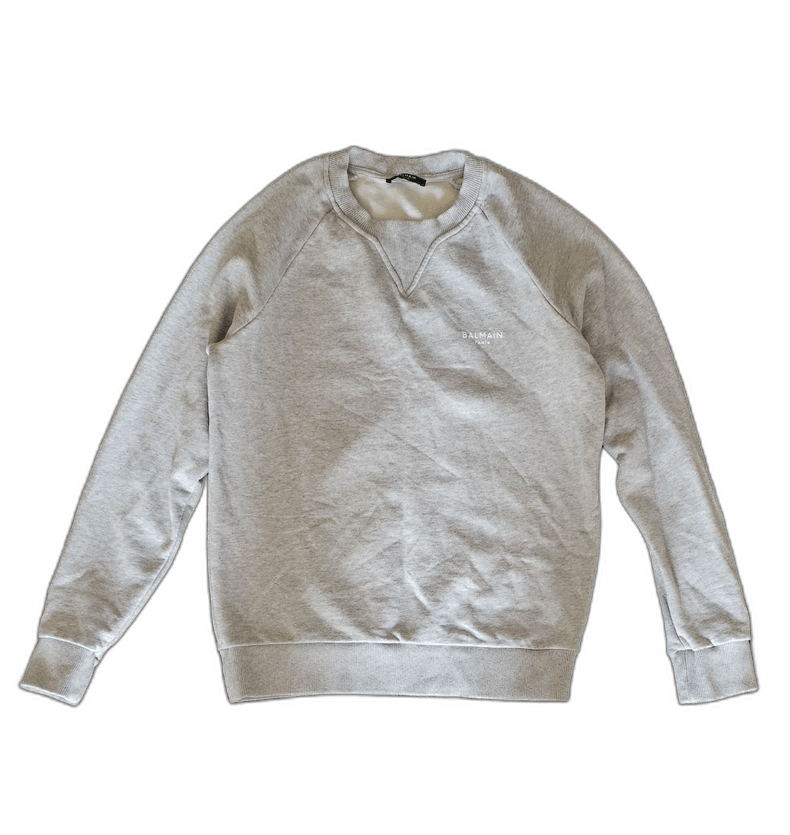 Balmain Balmain Men's Gray Sweatshirt Size US S / EU 44-46 / 1 - 1 Thumbnail