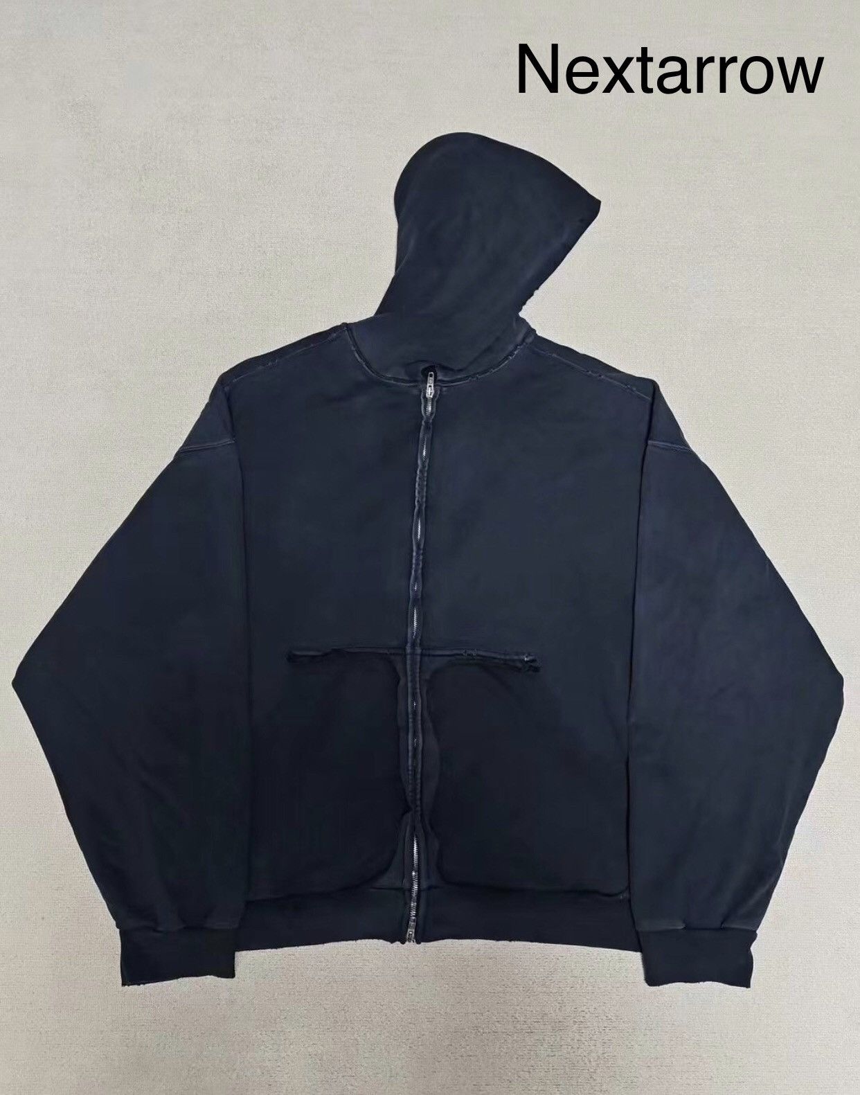 Balenciaga Balenciaga 23fw tape, adhesive tape, used hooded jacket Size US XS / EU 42 / 0 - 2 Thumbnail