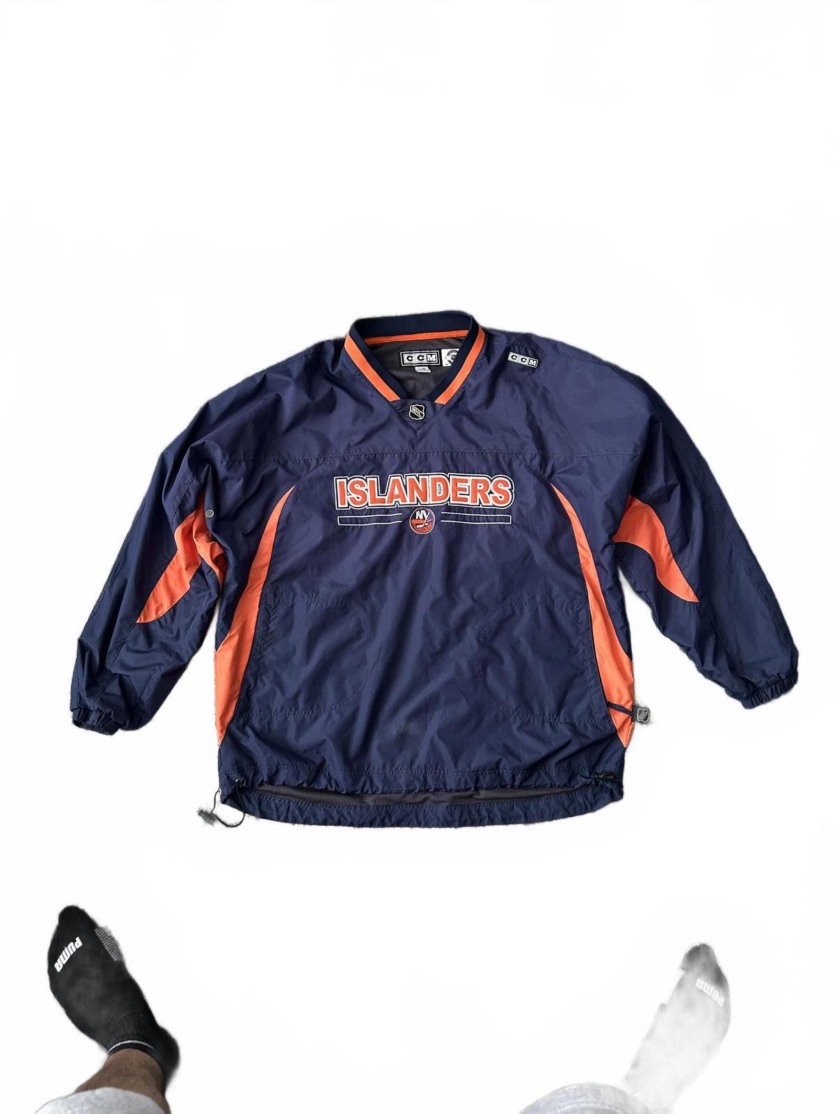 Ccm Vintage CCM x NHL New York Islanders Center Ice Pullover Size US L / EU 52-54 / 3 - 1 Thumbnail