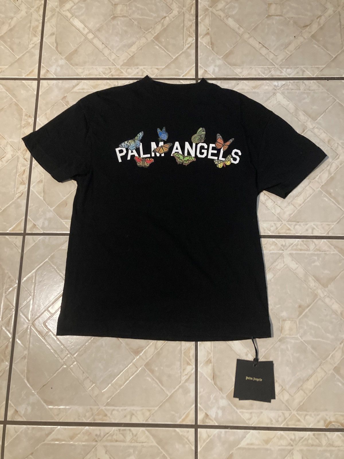 Palm Angels Butterfly College Tee