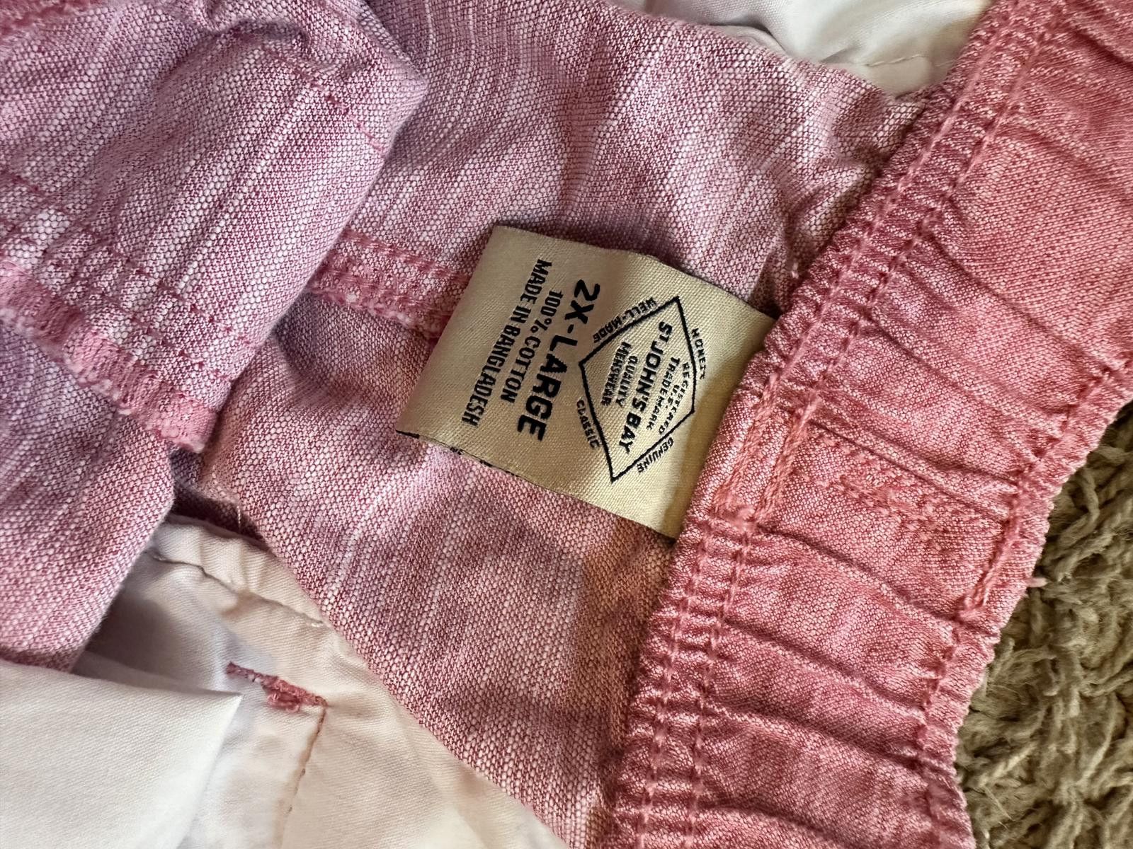 St. Johns Bay Lightweight Pink Beach Shorts Size ONE SIZE - 5 Thumbnail