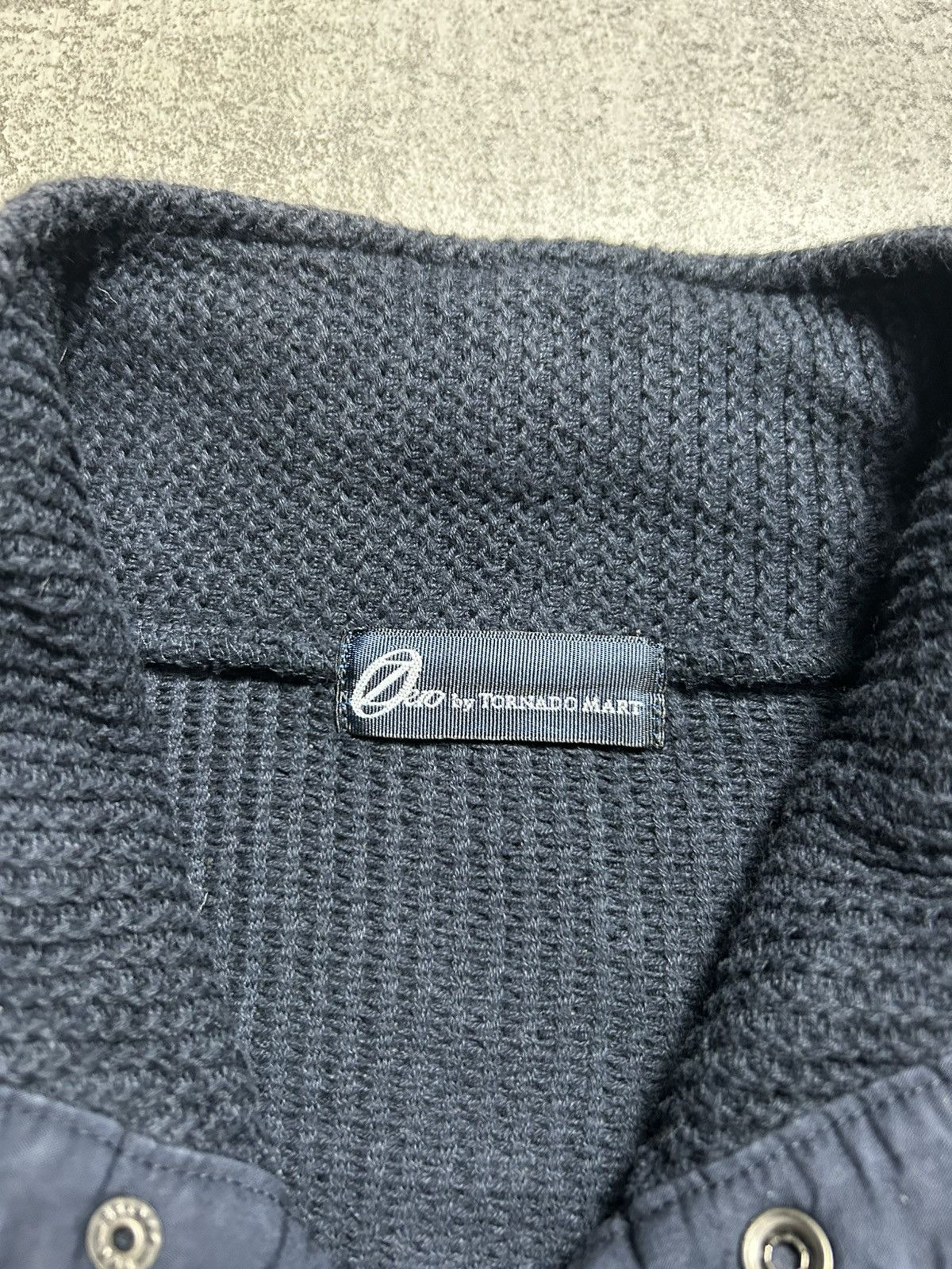 Tornado Mart Zero by Tornado Mart Knit Strap Collar Snap Button Shirt Size US M / EU 48-50 / 2 - 7 Thumbnail