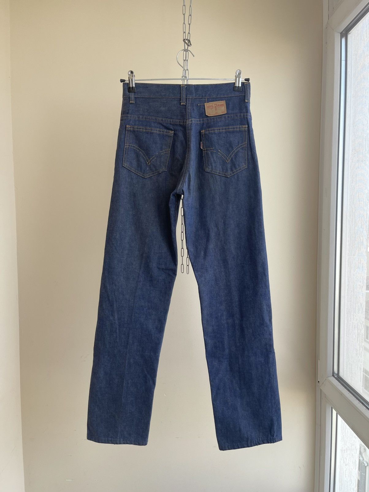 Levi's 6037 Big E Tab Talon Zip Fly Straight Fit Denim Jeans 60s Size 26" / US 2 / IT 38 - 2 Thumbnail
