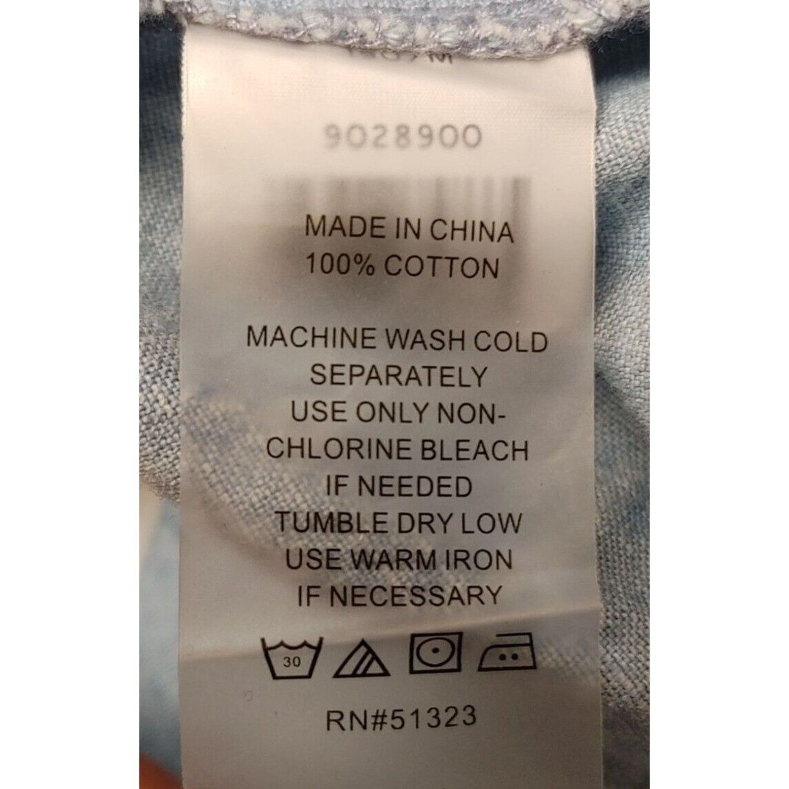 Vince Camuto Vince Camuto Women's Off-Shoulder Blue Light Washed Denim To Size M / US 6-8 / IT 42-44 - 2 Thumbnail