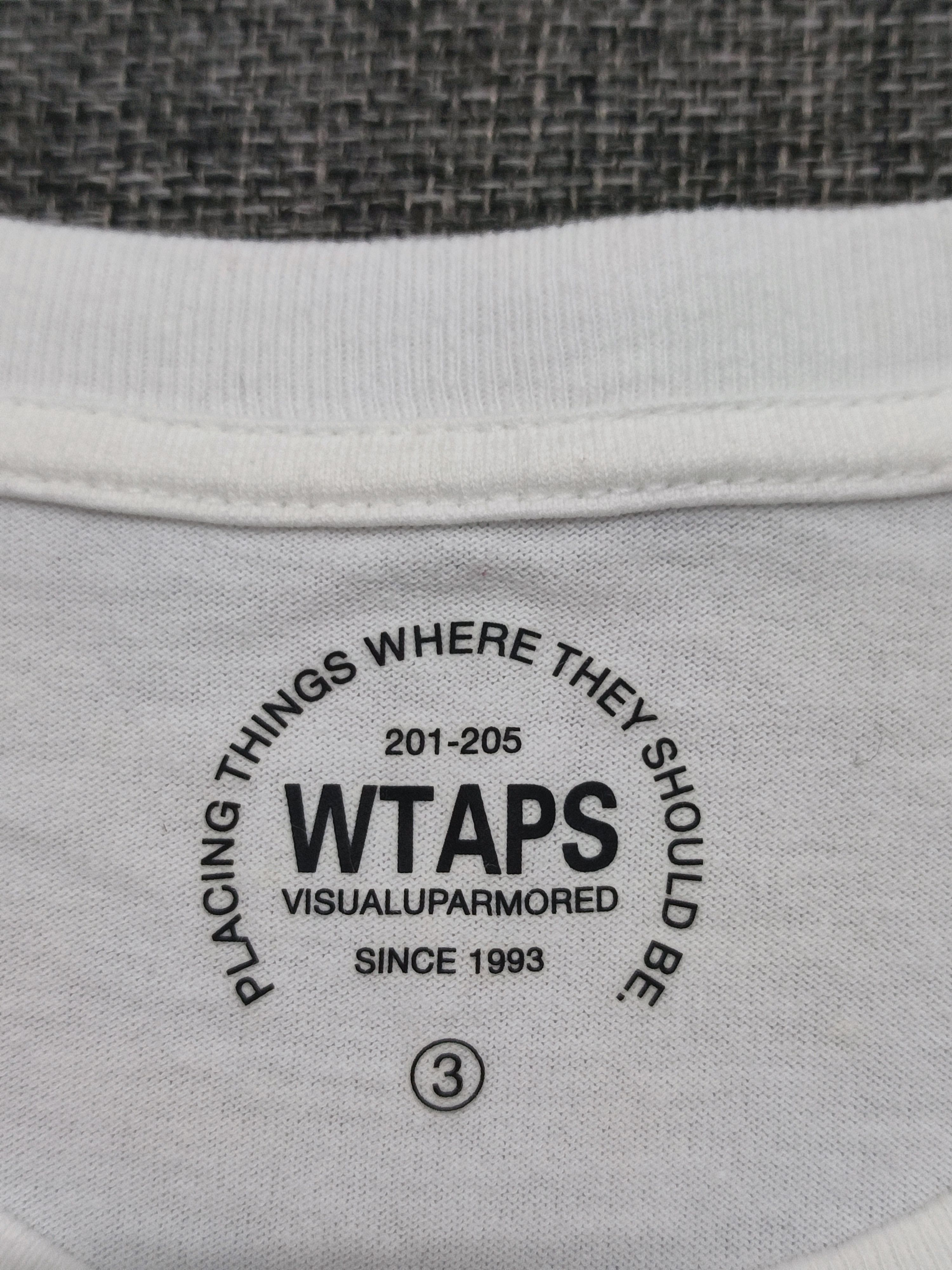 Wtaps Wtaps Visual Uparmored Wording Long Sleeve Tee Size US L / EU 52-54 / 3 - 7 Thumbnail