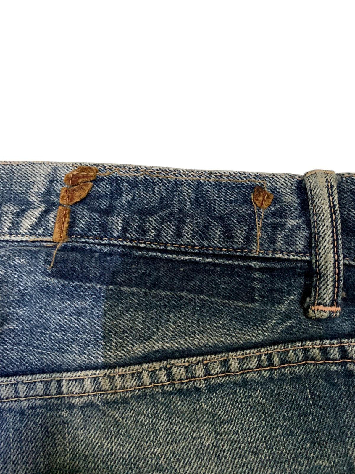 Kapital HR MARKET SELVEDGE BUTTON FLY JAPANESE DISTRESSED DENIM Size US 30 / EU 46 - 15 Thumbnail