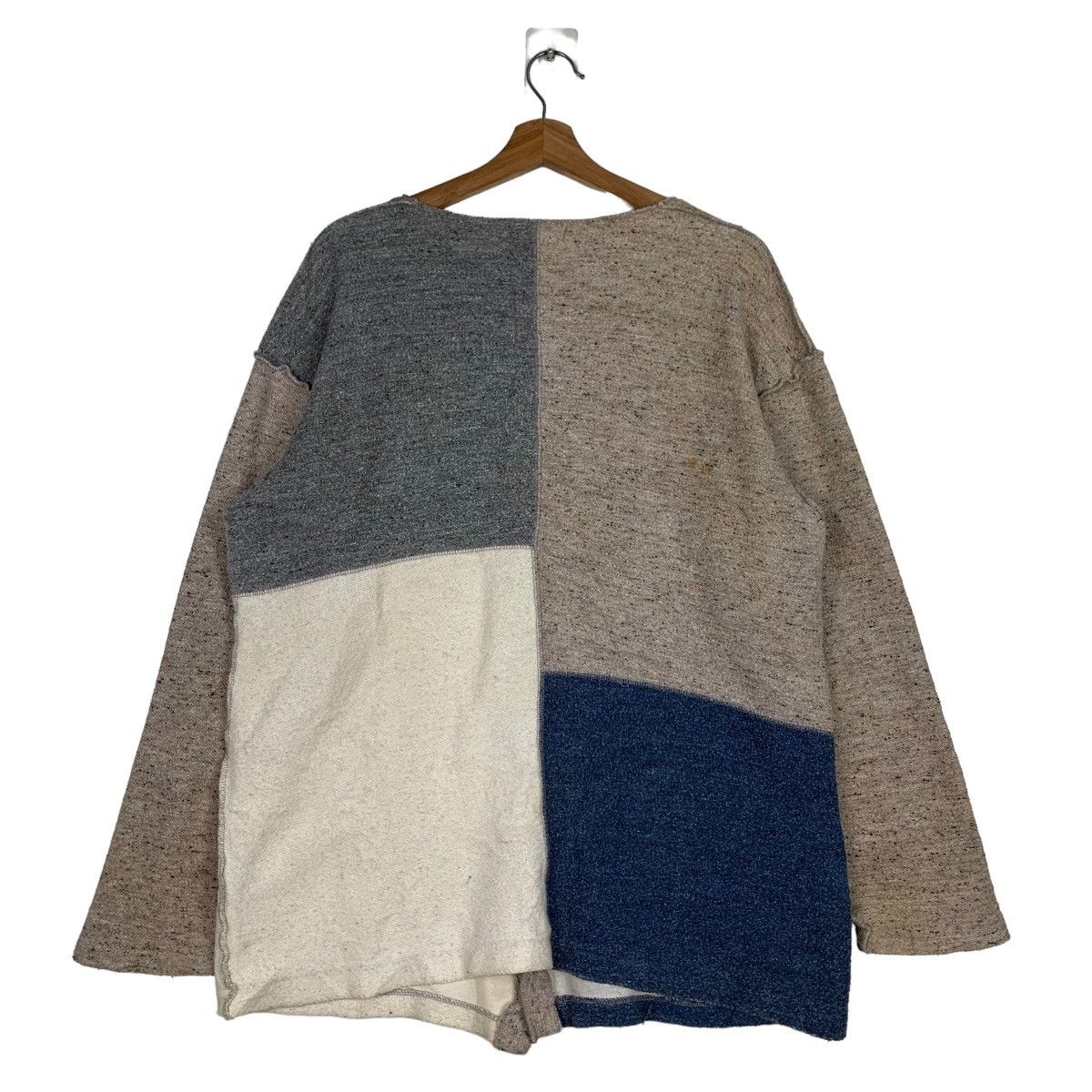 PERSON'S PERSON’S Patchwork Design Cardigan #0314-C14 Size US M / EU 48-50 / 2 - 8 Thumbnail