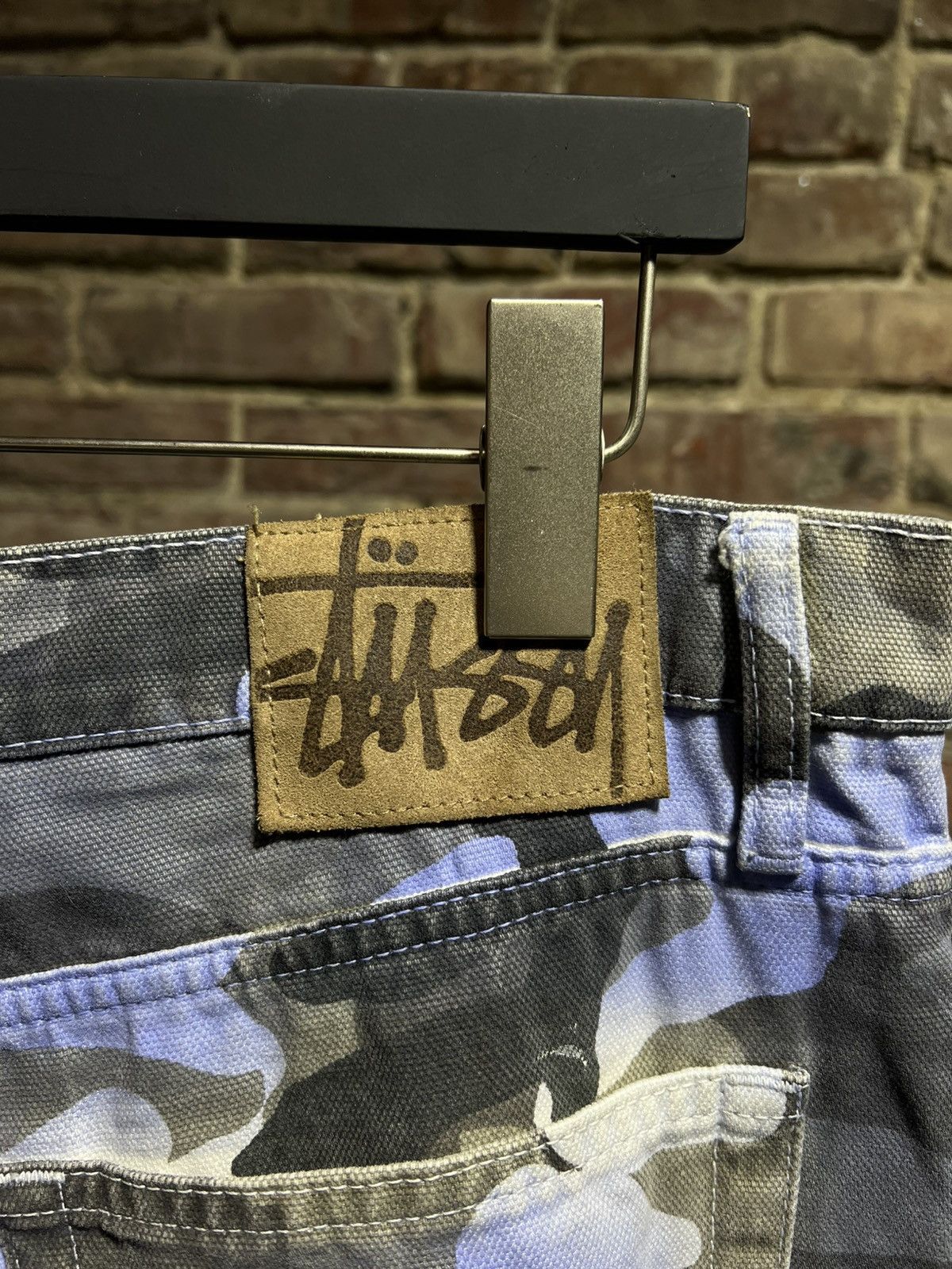 Stussy Stussy Blue Camo Denim Size US 32 / EU 48 - 3 Thumbnail