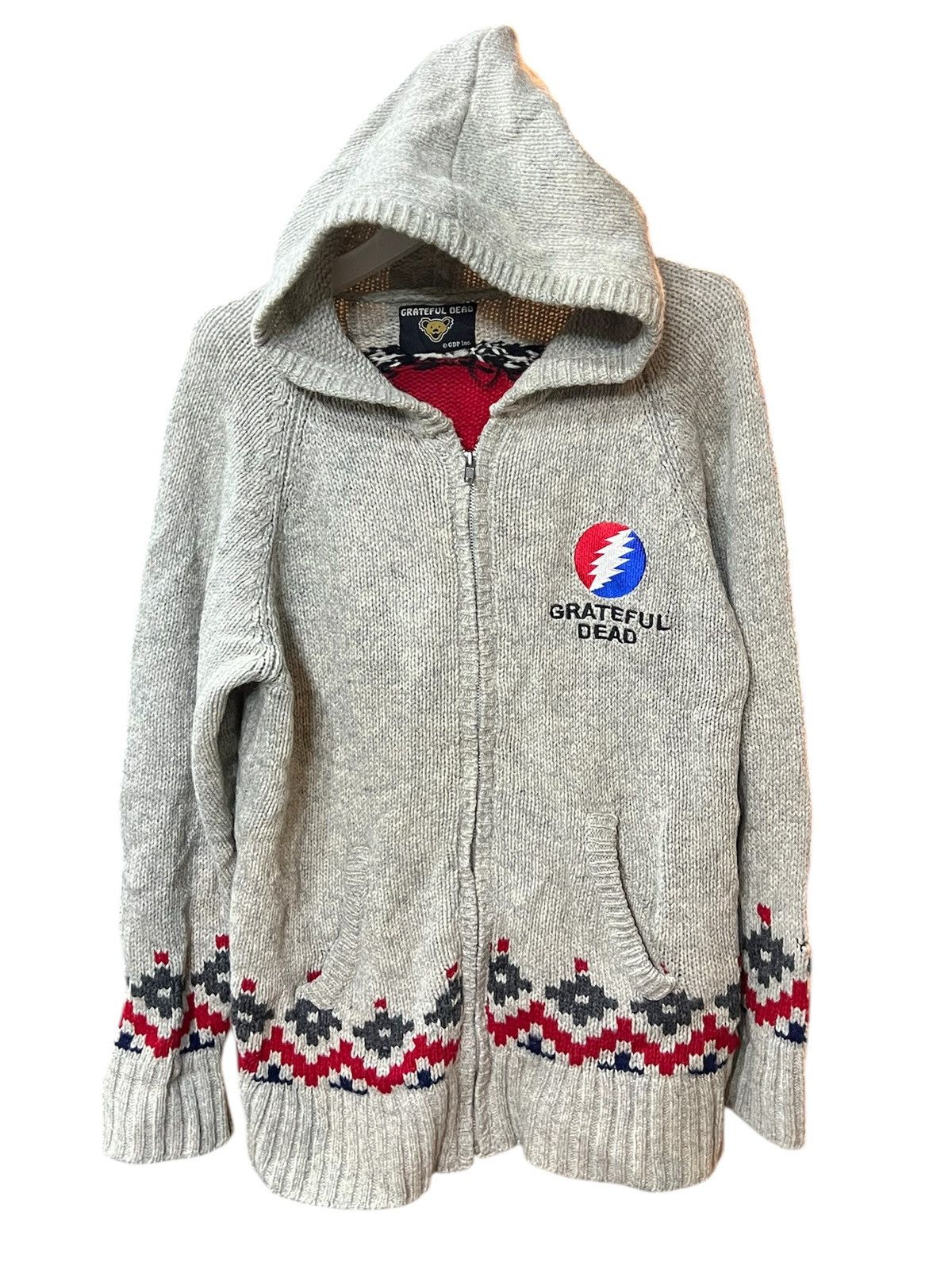 Grateful Dead × Vintage Grateful Dead vintage sweatshirt knitted hoodie Size US M / EU 48-50 / 2 - 2 Thumbnail