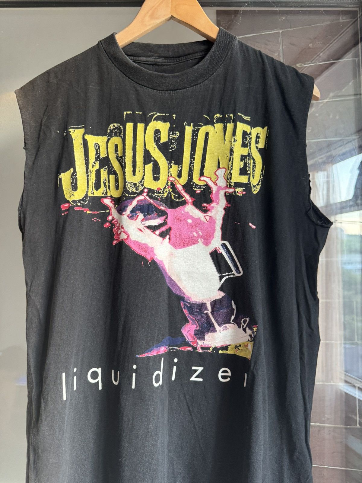 Band Tees Vintage Jesus Jones Liquidizer Tour 1989 Size US M / EU 48-50 / 2 - 4 Thumbnail