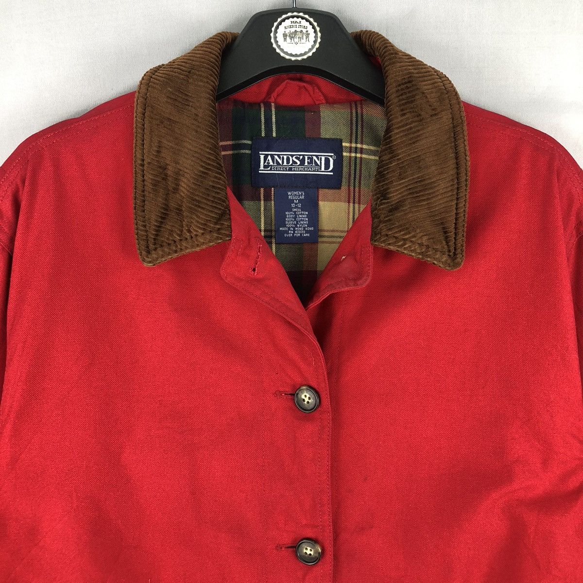 Lands' End Vintage Lands End Duck Canvas Heavy Jacket Workwear Style Size L / US 10 / IT 46 - 8 Thumbnail