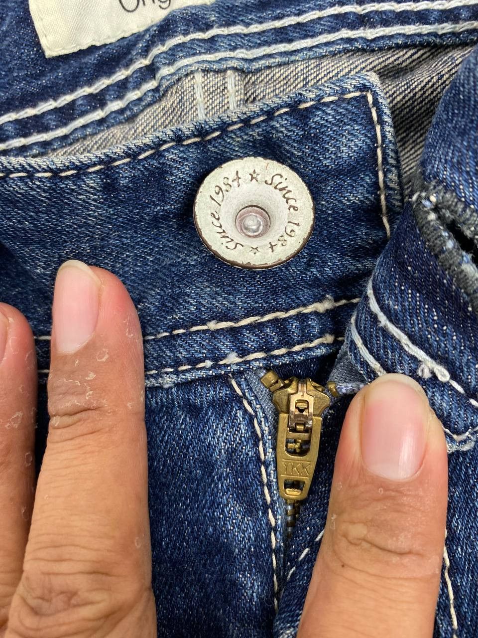 Uniqlo vintage uniqlo japanese bootcut flare distressed denim Size 32" / US 10 / IT 46 - 11 Thumbnail