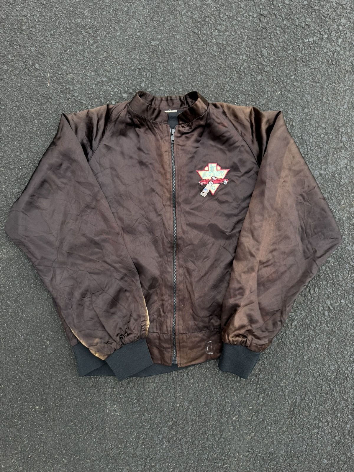 Vintage 1992 Hot August Nights Hot Rod Car Vintage 90’s Satin Jacket Size US M / EU 48-50 / 2 - 13 Thumbnail