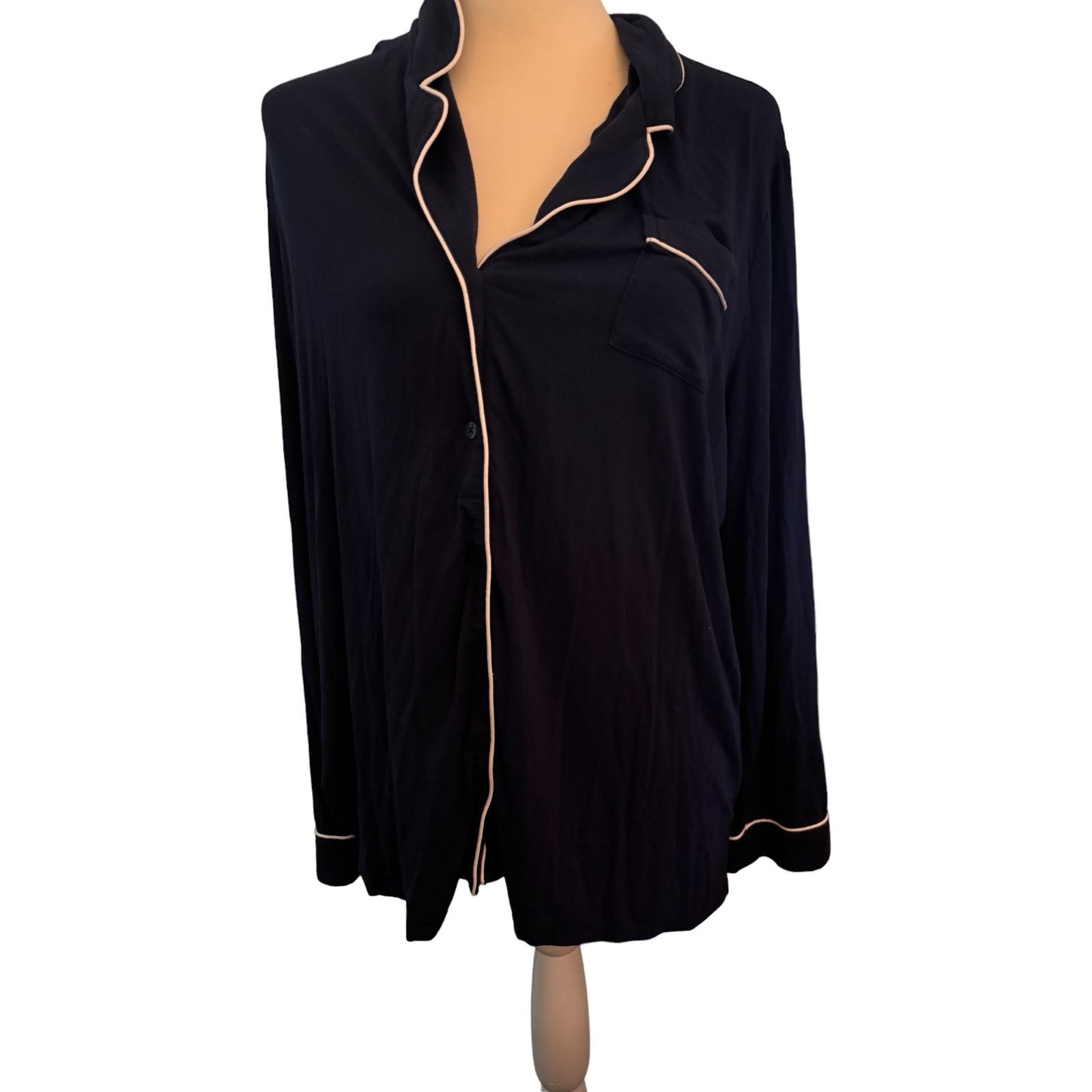 Nordstrom Nordstrom Short Set Pajamas, Size Large, Navy Size 32" / US 10 / IT 46 - 1 Thumbnail