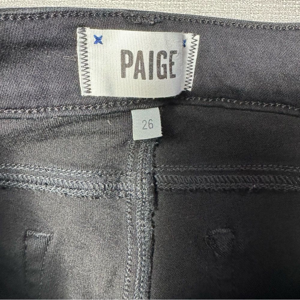 Paige Paige Verdugo Crop Jeans In Black Overdye Size 26 Size 26" / US 2 / IT 38 - 5 Thumbnail