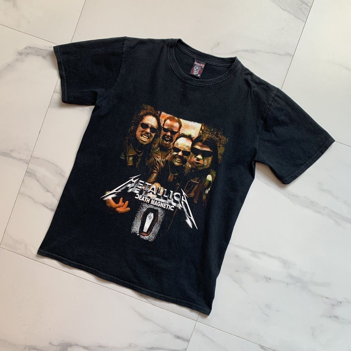Metallica × Mexicana × Vintage Vintage Y2K Metallica Death Magnetic T-Shirt Size US M / EU 48-50 / 2 - 4 Thumbnail