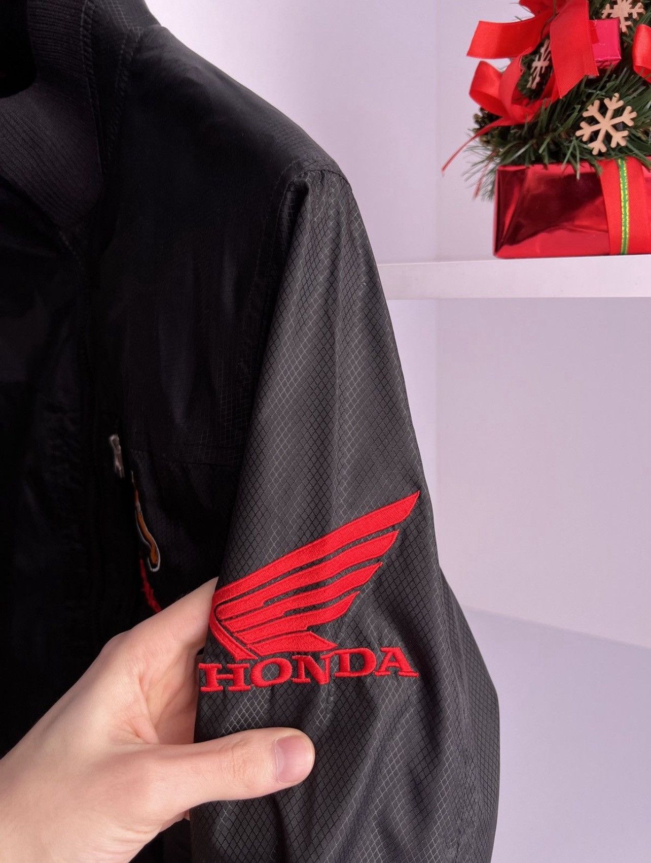 Honda Vintage Honda Motorsport Racing Team Windbreaker Jacket Size US M / EU 48-50 / 2 - 4 Thumbnail