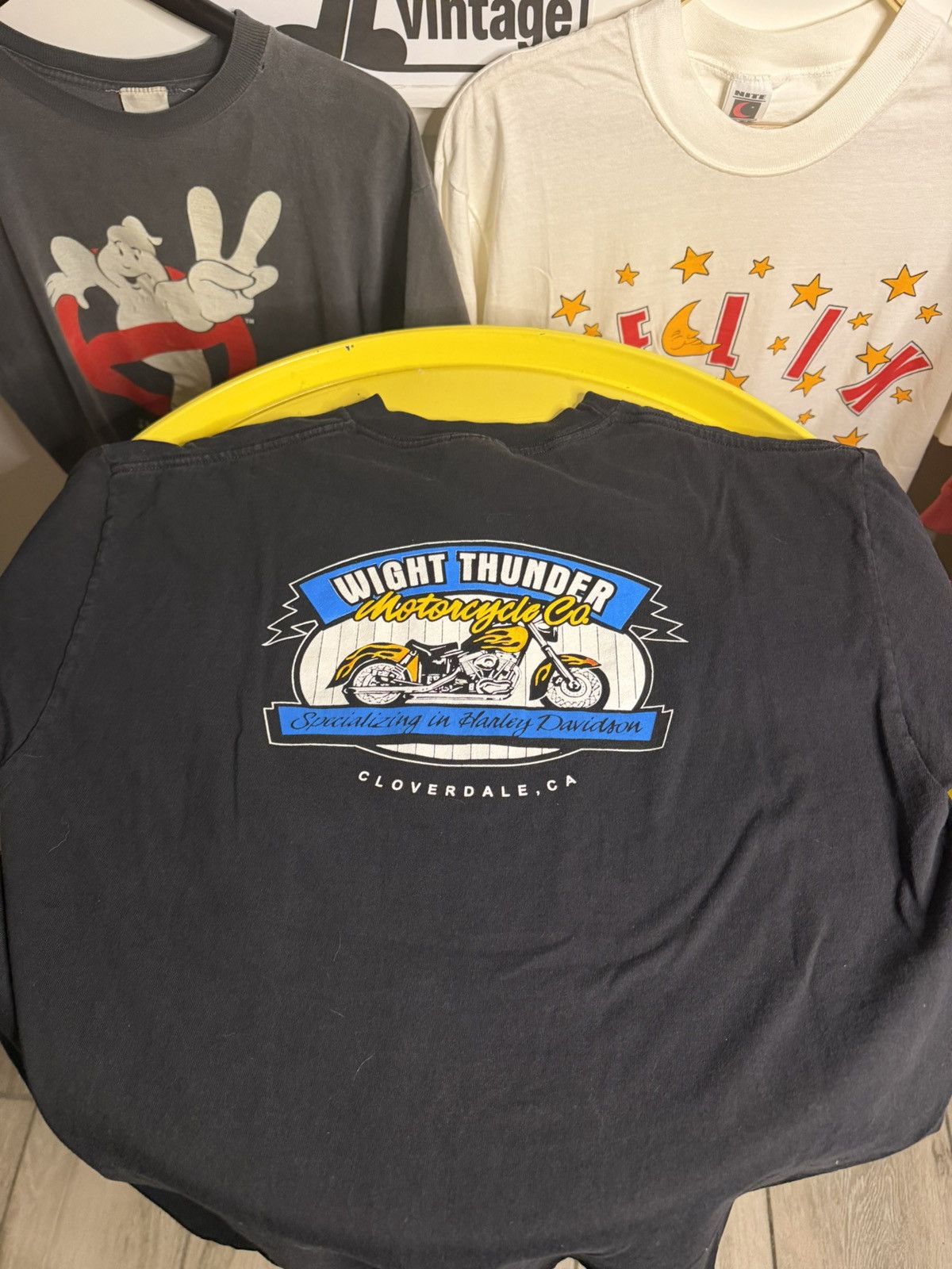 Vintage 1990s Harley davidson bootleg t-shirt Size US M / EU 48-50 / 2 - 4 Thumbnail