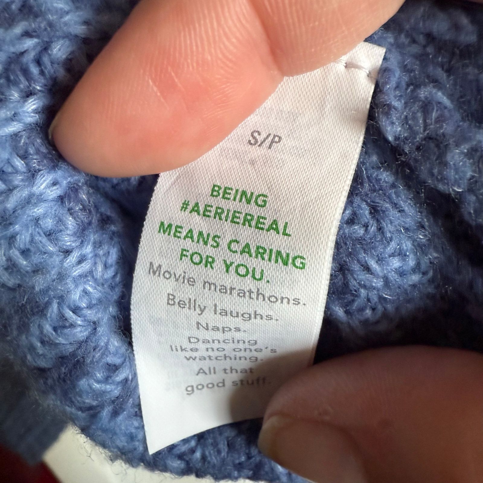 Other Aerie Womens Sweater Sz S Blue Funnel Neck Quarter Zip Green Size S / US 4 / IT 40 - 9 Thumbnail