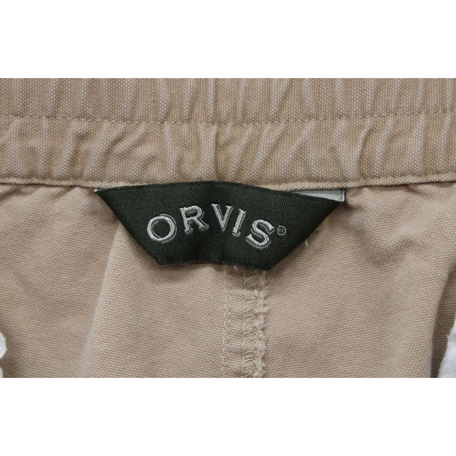 Orvis Orvis Cargo Shorts Men's 42 Khaki Cotton Canvas Fishing Flap Pockets Cabincore Size US 42 / EU 58 - 6 Thumbnail