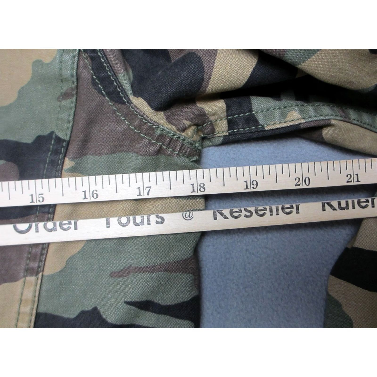 Madewell Madewell Military Jacket Camouflage Womens Small Green Beige Full Zip Jacket Size S / US 4 / IT 40 - 7 Thumbnail