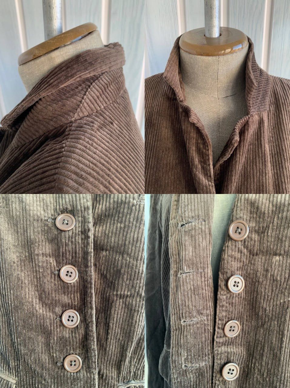 Other Toast Women`s Brown Cotton & Acetate Button Corduroy Jacket Size M / US 6-8 / IT 42-44 - 21 Thumbnail