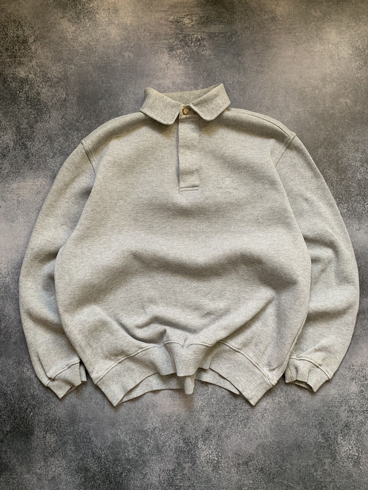 Mercedes-Benz × Vintage Vintage 90’s Mercedes Benz y2k small logo sweatshirt Size US S / EU 44-46 / 1 - 1 Thumbnail